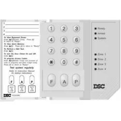 Б/У Цифрова дистанційна клавіатура для охоронної сигналізації PC500 RK