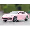 Модель автомобіля Porsche Panamera масштаб 1:32. Іграшкова машина Порш Панамера рожевого кольору