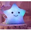 Подушка Зірочка з підсвічуванням RESTEQ, М'яка іграшка сяюча зірка! блакитна