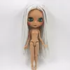 Шарнірна лялька Блайз Blythe 30 см! Без одягу 4 кольори очей, біле волосся
