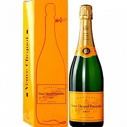 МУЛЯЖ Шампанське Вдова Кліко Понсарден у фірмовій упаковці, бутафорія 0.75 л Veuve Clicquot Ponsardin