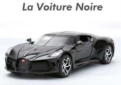 Модель автомобіля Bugatti La Voiture Noire. Металева інерційна машинка Бугатті 1:32