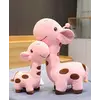 Плюшевий жираф RESTEQ, м'які іграшки, плюшева іграшка жираф рожевий 55 см