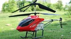 Вертоліт на радіоуправлінні на металическом каркасі зі світлодіодами і гіроскопом 80см