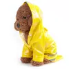 Жовтий дощовик для собак RESTEQ, розмір XL. Непромокаючий дощовик жовтого кольору для собак. Дощовик для домашніх тварин