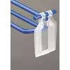 Цінникотримачі пластикові відкидні плоскі 35*40мм PP-TAG для подвійного гачка