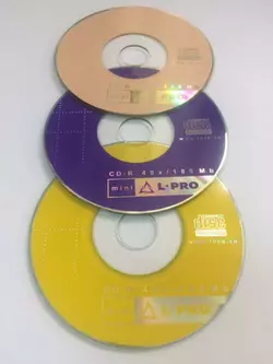 Диск CD-R mini L-Pro 185 Mb 48Х, пакування Slim Box, 2 диски в упаковці