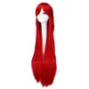 Довга червона перука RESTEQ - 100см, прямі волосся, косплей, аніме