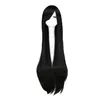 Довгі чорні перуки RESTEQ - 100см, прямі волосся, косплей, аніме