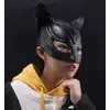 Маска Жінки Кішки, Catwoman,чорна полулицевая латексна маска, супергерой з коміксів про Бетмена, DC Comics