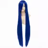 Довгі сині перуки RESTEQ - 100см, прямі волосся, косплей, аніме