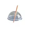 Кришки купольної форми з отвором для склянок 100Шт/уп