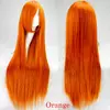 Довга перука RESTEQ - 100см, помаранчеве волосся, косплей