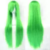 Довгі зелені перуки RESTEQ - 80см, прямі волосся, косплей, аніме
