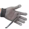 Кільчужна рукавичка RESTEQ М з нержавіючої сталі, рукавички від порізів, порізостійкі захисні