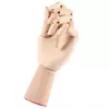Дерев'яна рука манекен RESTEQ 25см модель для тримання товару, для малювання, права (жіноча)