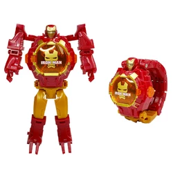 Дитячий годинник-трансформер Залізна людина. Iron Man трансформер і наручний годинник 2 в 1. Годинник іграшка