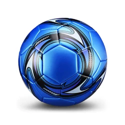 Футбольний м'яч 5 розмір. М'яч для футболу синього кольору. М'яч футбольний синій