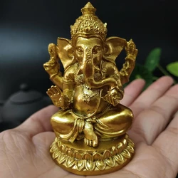 Статуетка Ганеша RESTEQ. Фігурка для інтер'єру Ganesha 4x4x7 см. Декор статуя слоноголовий бог удачі і мудрості. Статуетка Шрі