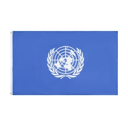 Прапор Організації Об'єднаних Націй 150*90 см. Прапор ООН RESTEQ. United Nations Flag