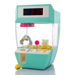 Ігровий міні автомат Граббер, Grabber, інтерактивна іграшка, інтерактивні годинник-будильник, настільні годинники
