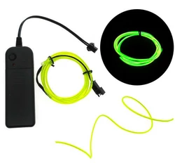 Світлодіодна стрічка RESTEQ зелена провід 5м LED неонове світло з контролером