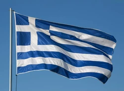 Прапор Греції 150х90 см. Грецький прапор поліестер RESTEQ. Greek flag