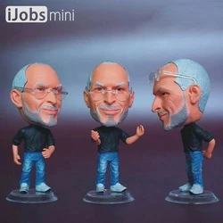 Фігурка Стів Джобс 7 см. Фігурка Steve Jobs з великою головою. ПВХ статуетка Стів Джобс на підставці