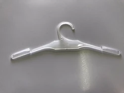 Плічка білизняні, вішалки для білизни прозорі матові 21 см