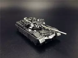Металевий конструктор Танк Chieftain MK50 1:100. Металева збірна 3D модель танка. 3D головоломка Танк Chieftain MK50