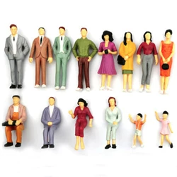 Мініатюрні фігурки людей для макетів та діорам. Фігурки людей у масштабі 1:75, 100 шт