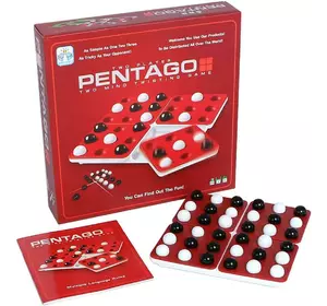 Настільна гра Пентаго Pentago. Настільна гра для двох гравців. Гра типу Хрестики-нуліки