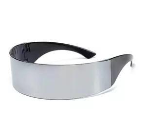 Футуристичні сонцезахисні окуляри RESTEQ для чоловіків та жінок, сріблясті