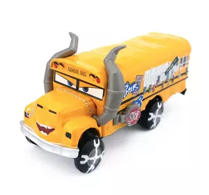 Автобус із мультфільму Тачки 3 RESTEQ. Автобус Міс Кріхта. Іграшка Miss Fritter вантажівка з мультфільму Cars 3