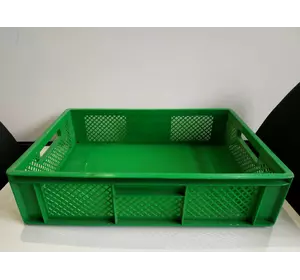 Перфорований пластиковий ящик для продуктів 600х400х150мм б/у