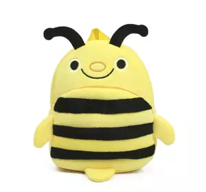 Рюкзак для дитини Бджілка RESTEQ 21х9х23 см. Маленький рюкзак дитині із зображенням бджоли. Дитячий рюкзак Бджола