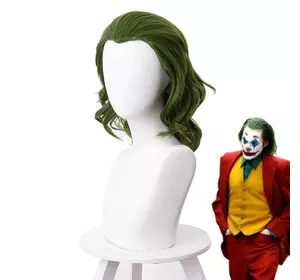 Перука Джокера. Штучна перука зеленого кольору RESTEQ. Волосся Джокера. Joker перука