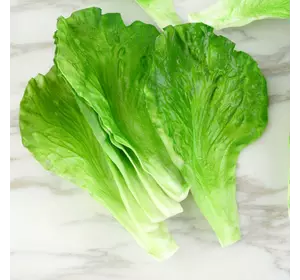 Штучні листя салату RESTEQ 10шт бутафорія муляж овочі імітація зелень