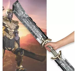 Зброя Таноса із підвійними краями Thanos Gauntlet RESTEQ 110см! Двоклинковий меч Танос Місники