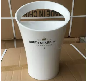 Відро для шампанського Moët & Chandon. Кулер для льоду Моет Шандон. Біле