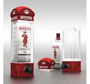 Резервуар RESTEQ у вигляді телефонної будки 1000мл для безалкогольних та алкогольних напоїв