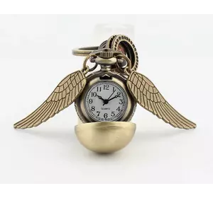 Годинник брелок Снітч RESTEQ. Годинник у формі снітча. Кварцовий годинник снітч Гаррі Поттер
