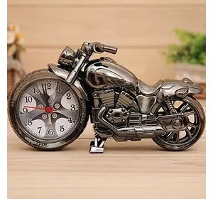 Настільний годинник з будильником Мотоцикл. Годинник-будильник Байк. Годинник у вигляді мотоцикла
