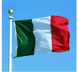 Прапор Італії 150х90 см. Італійський прапор поліестер RESTEQ. Italian flag