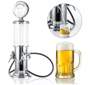 Резервуар для алкоголю RESTEQ пластиковий 900мл, Диспенсер, ємність для віскі, коньяку та пива
