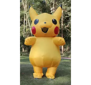 Надувний костюм Пікачу RESTEQ для дорослого. Pikachu костюм. Пікачу косплей