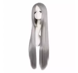 Довга сіра перука RESTEQ - 80см, прямі волосся, косплей, аніме