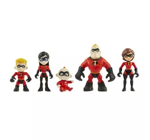 Набір фігурок з мультсеріалу Суперсімейка. Ігровий набір The Incredibles 5 іграшок
