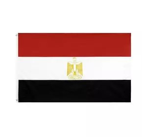 Прапор Єгипту 150х90 см. Єгипетський прапор поліестер RESTEQ. Прапор Арабської Республіки Єгипет