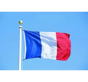 Прапор Франції 150х90 см. Французький прапор поліестер RESTEQ. French flag. Прапор синій, білий, червоний